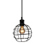 Hanglamp Hugo incl. 5W spiraal lamp, amber glas, 1800K, Ø60
