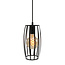 Hanglamp Maya incl. 5W spiraal lamp, amber glas, 1800K, Ø95