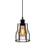 Hanglamp Diego incl. 5W spiraal lamp, amber glas, 1800K, Ø95