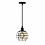 Hanglamp Hugo incl. 5W spiraal lamp, amber glas, 1800K, Ø95