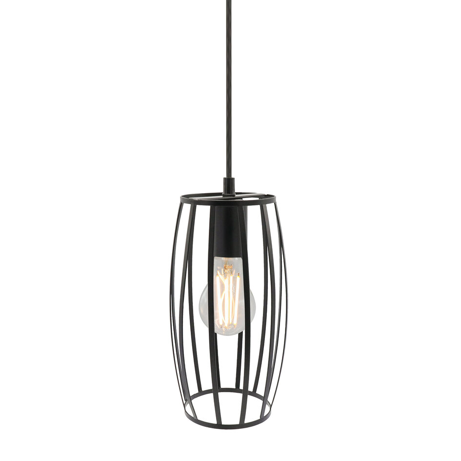 Hanglamp Maya incl. lamp 4,5W tot 12W, helder glas, 2700K, Ø60 en Ø70