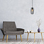 Hanglamp Maya incl. 5W spiraal lamp, amber glas, 1800K, Ø60