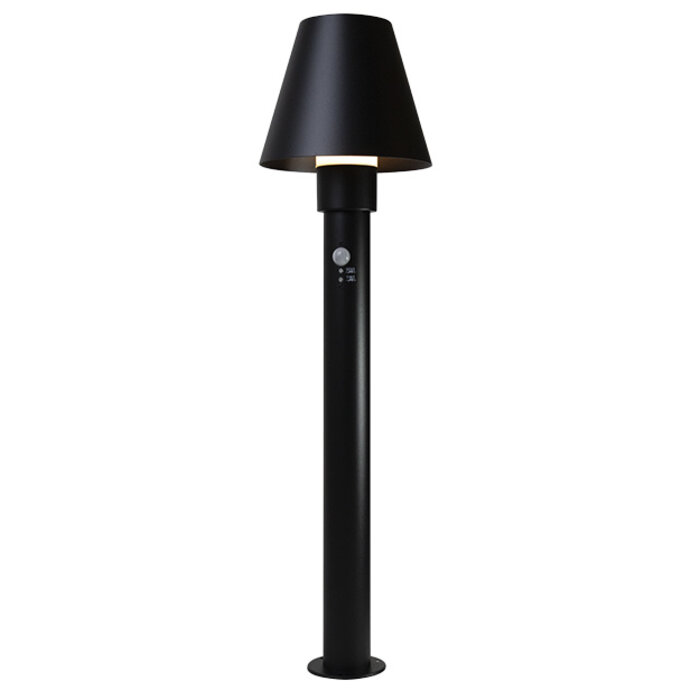 Lampadaire moderne Bruno noire, 80 cm - LumenXL