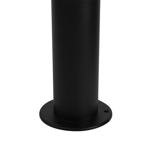 Moderne buitenlamp Bruno zwart met sensor, 80 cm