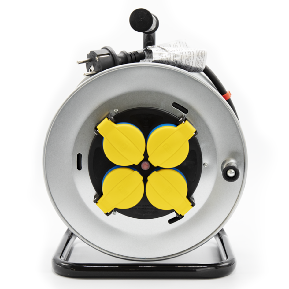 Kabelhaspel 4-voudig, 50 meter