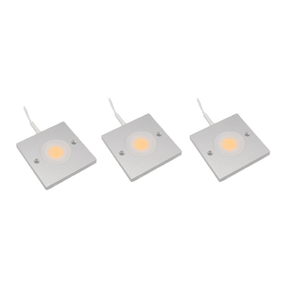 LED kastverlichting Alina complete set van 3 spots