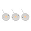 LED kastverlichting Kaya complete set van 3 spots