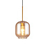 Design hanglamp met amber glas - Venice