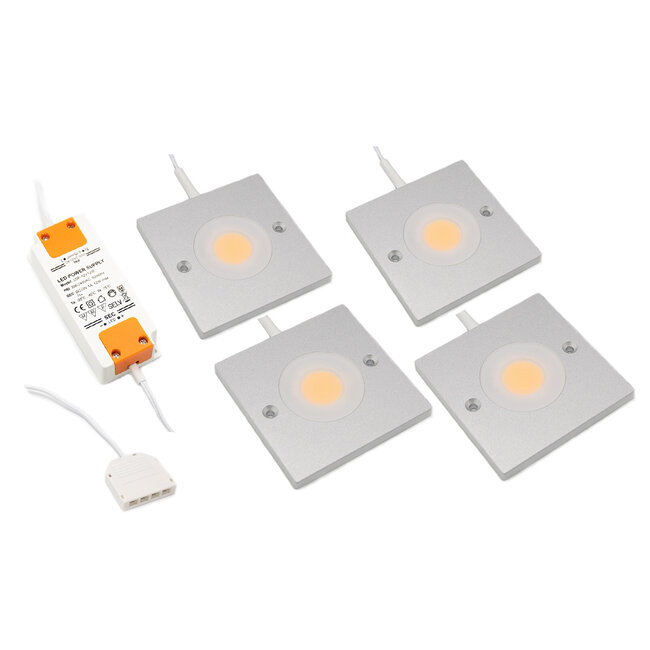 LED kastverlichting Alina complete set van 4 spots