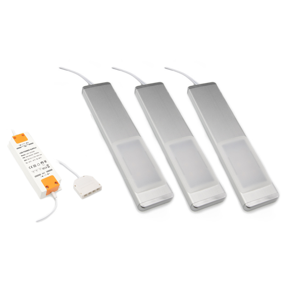 LED kastverlichting LEX complete set van 3 lampen