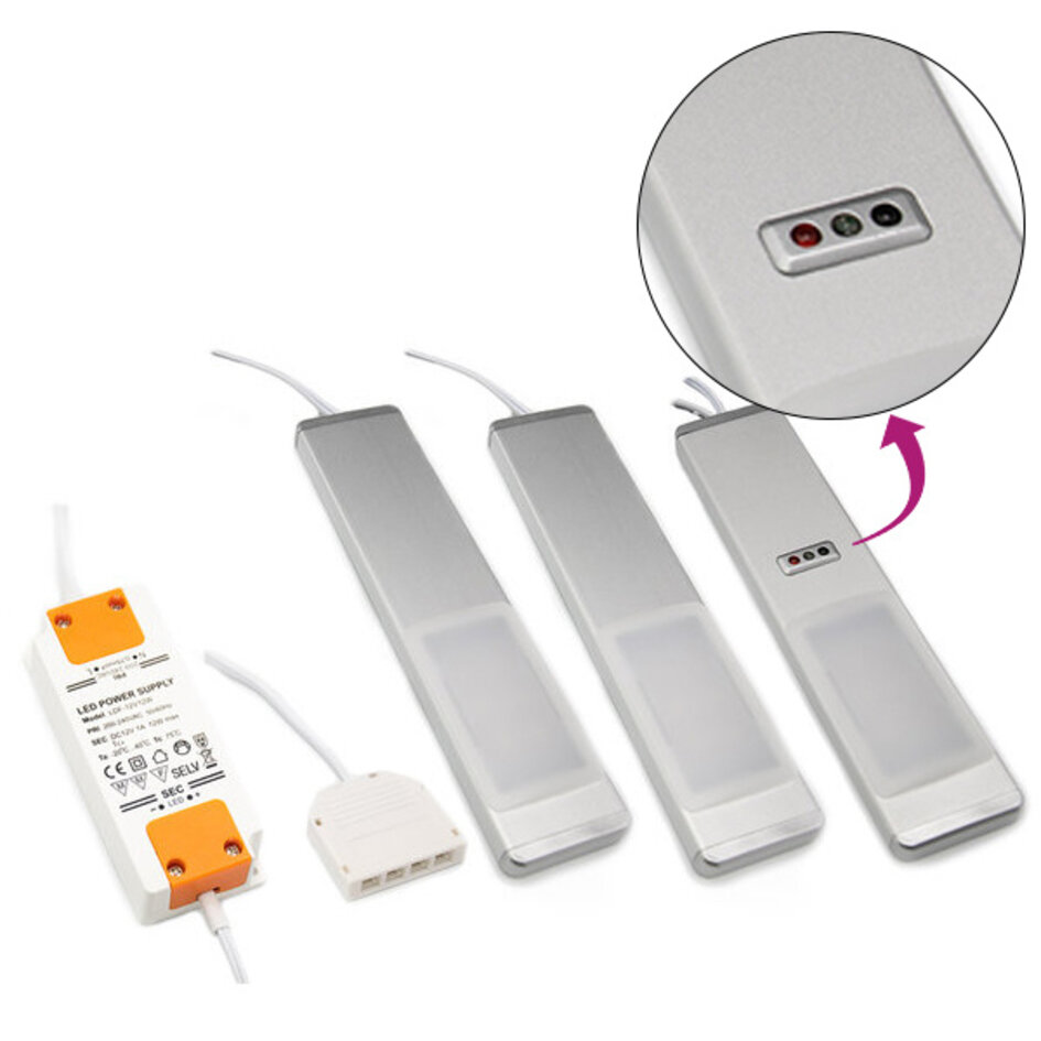 LED kastverlichting LEX complete set van 3 lampen