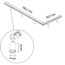 Modern 1-fase railsysteem van 3 meter met Jax spots - plafondspot