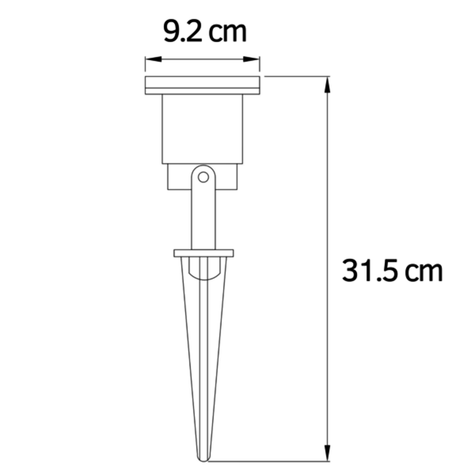 Tuinspot met grondpen Océane - GU10 fitting