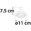 AR111 dim-to-warm GU10 LED lamp 12W, 3000-2000K, 24°