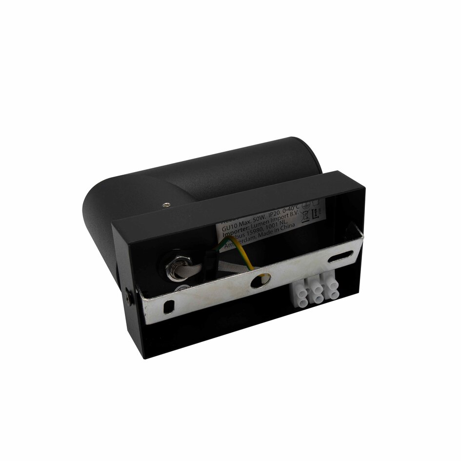 Industriële zwarte plafondspot - Eve