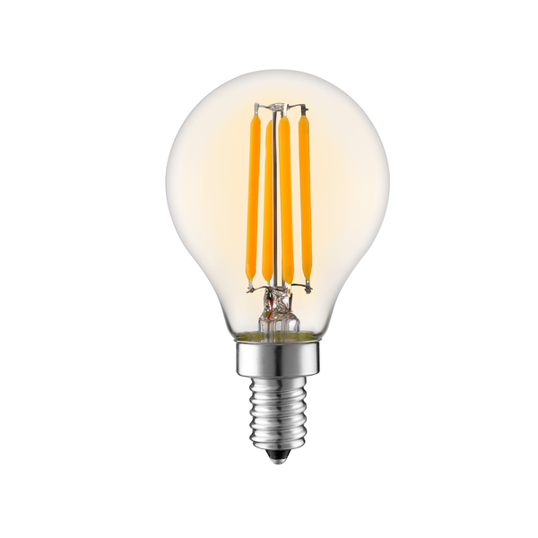 poeder Bang om te sterven voorbeeld E14 dimbare LED filament lamp met amber glas | 3.5W 2200K - PrikkabelLED.nl