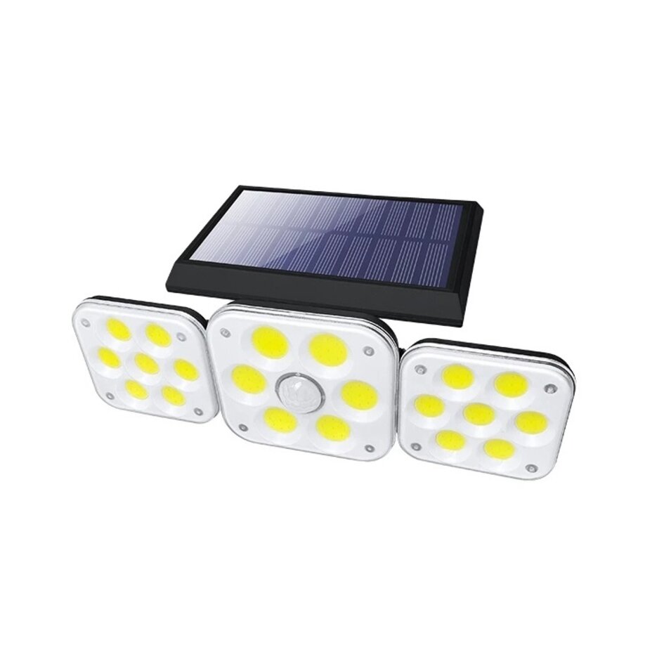 Verstelbare solar buitenwandlamp met sensor - Wolf
