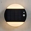 Moderne solar buitenwandlamp met sensor  zwart - Blitz