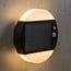 Moderne solar buitenwandlamp met sensor  zwart - Blitz