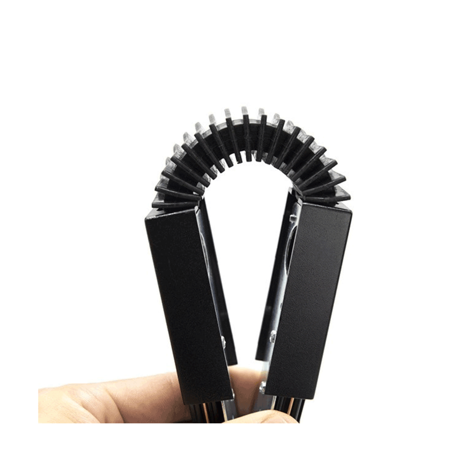 Flexibele connector voor 1-fase rail - zwart