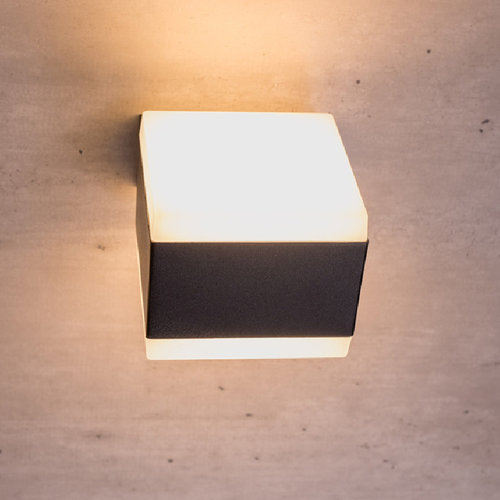 Moderne wandlamp buiten Mikki - zwart