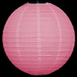 Roze nylon lampion voor buiten