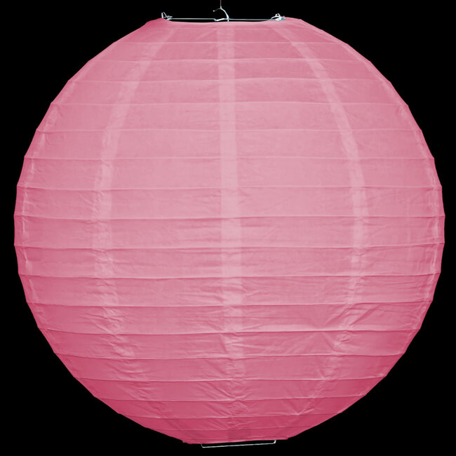 Roze nylon lampion voor buiten