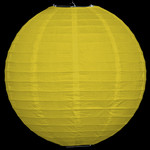 Gele nylon lampion voor buiten