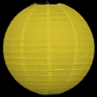 Gele nylon lampion voor buiten