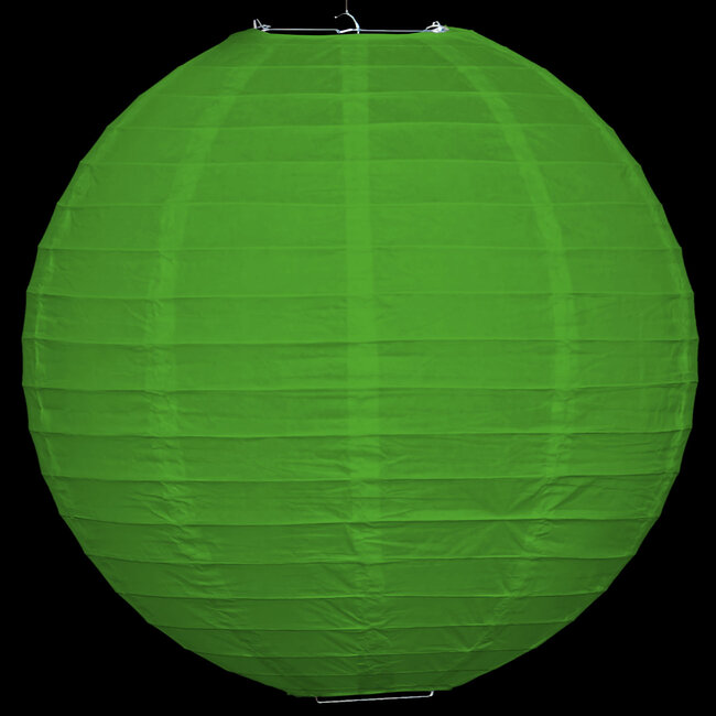 Groene nylon lampion voor buiten