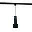 1-fase rail tube hanglamp Jim - zwart