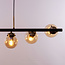 Design hanglamp  6-lichts met amber glas - Guadeloupe