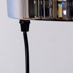 Industriële 3-lichts hanglamp met smoke glas -  Deidre