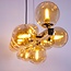 Luxe hanglamp 16-lichts amber glas - Sunita