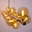 Luxe hanglamp 16-lichts amber glas - Sunita