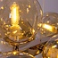 Luxe hanglamp 16-lichts amber glas - Sunita