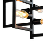 Industriële hanglamp metalen constructie 3-lichts - Madrid