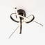 Zwarte design plafondlamp Fallon - 3-staps dimbaar