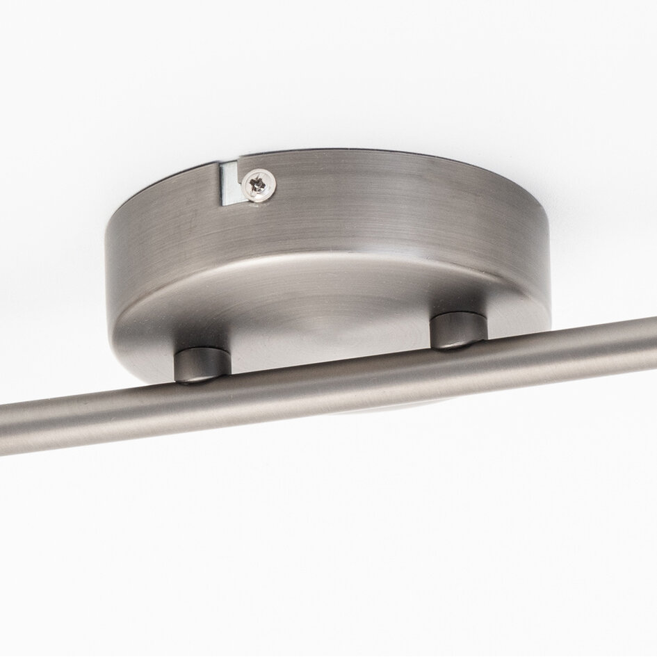 Plafondlamp Michigan mat zilver