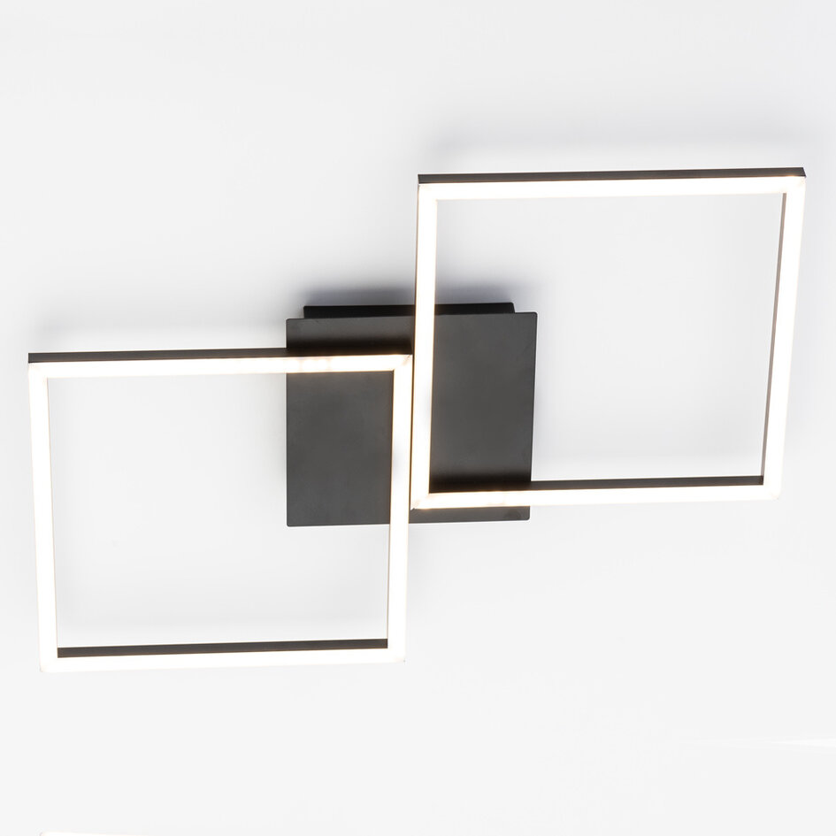 Design plafondlamp met geïntegreerde LEDs dimbaar - Luxton