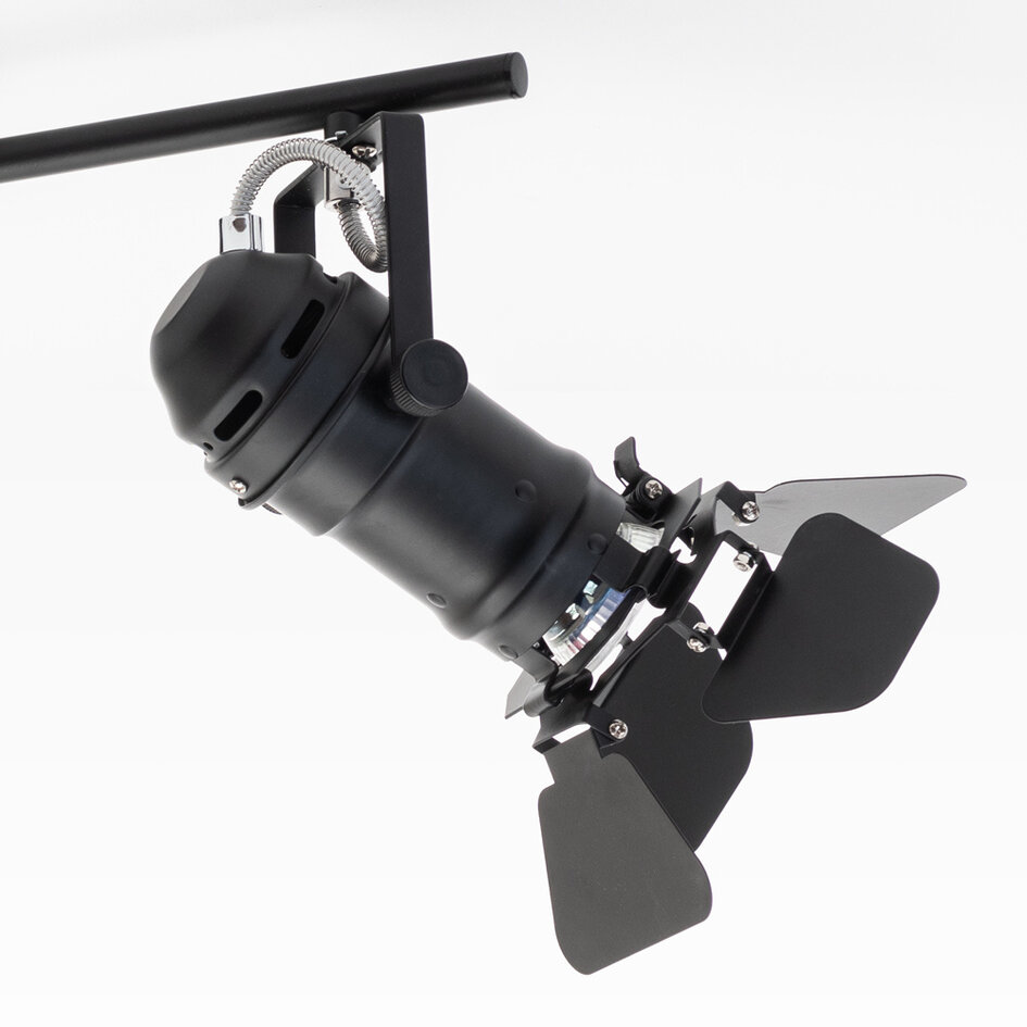 Plafondspots Cammy - mat zwart