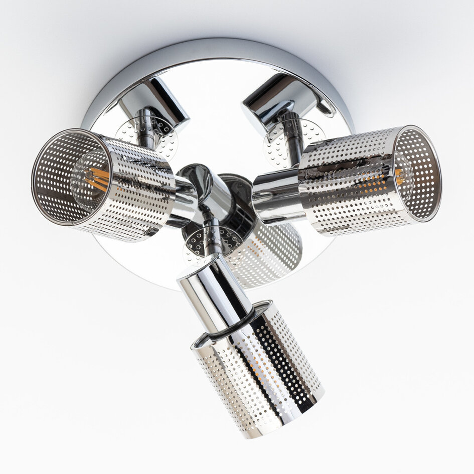 Industriële plafondspot, 3-lichts - Trenton