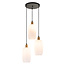 Hanglamp met melkwit glas - Laura