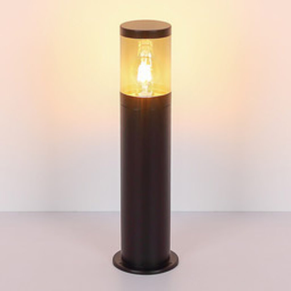 Elegante staande buitenlamp Reims in RVS