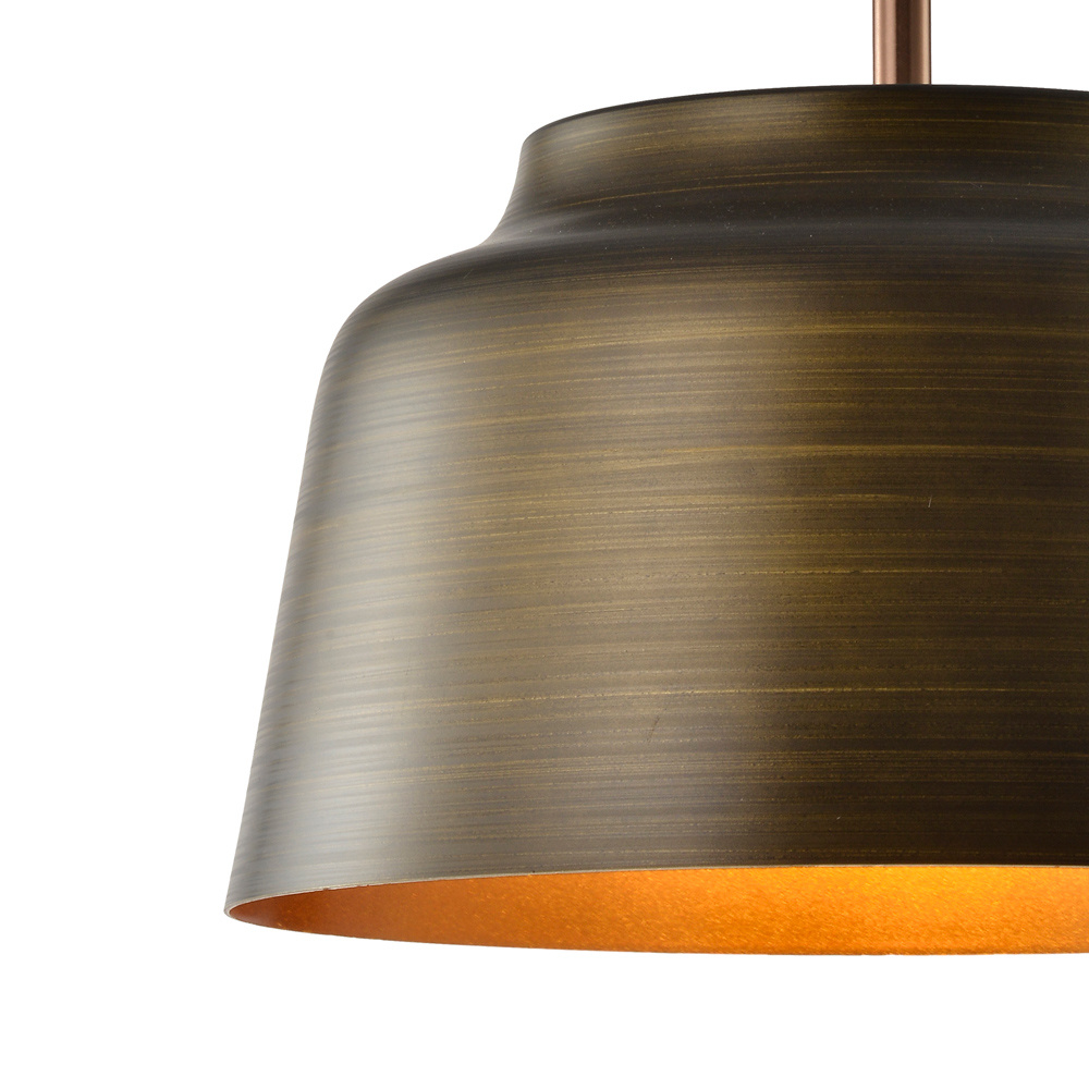 donker Torrent slijtage Moderne hanglamp zwart met goudkleurige binnenzijde – New York -  PrikkabelLED.nl
