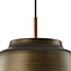 Moderne hanglamp zwart met goudkleurige binnenzijde – New York