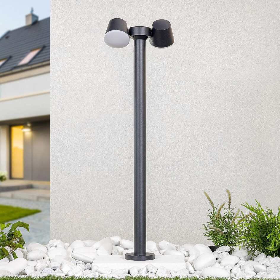 Verstelbare staande buitenlamp Penny - zwart