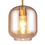 Design hanglamp met amber glas - Venice