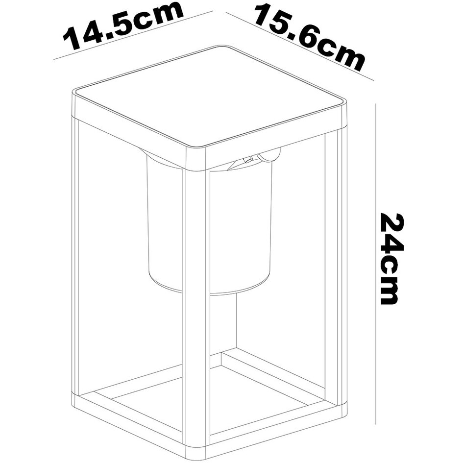Solar wandlamp voor buiten met sensor Bianca