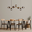 2e kans: Design hanglamp Hepta met smoke glas